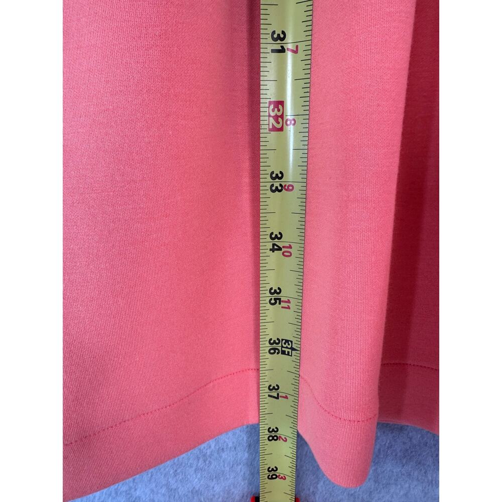 SPANX Womens sz M AirEssentials Cinched Mini Dress Coral Bright Scuba Athleisure - Picture 6 of 9